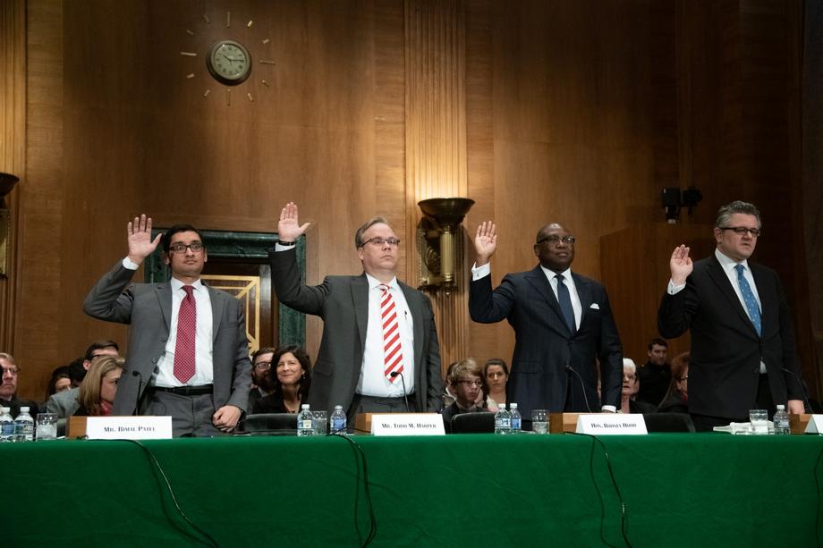 Nomination Hearing for Treasury, FHFA and NCUA Nominees